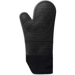 Professional Oven Mitt Extra Long Silicone Black | Adexa BHSC01B