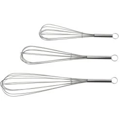 3 Piece Whisk Set Stainless Steel | Adexa E021