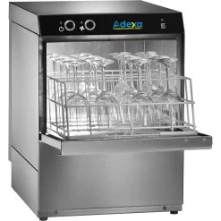 Commercial Glasswasher Premium 400mm Basket 30 Baskets/hour Drain Pump Detergent Dosing Pump 13A | Adexa ADX40