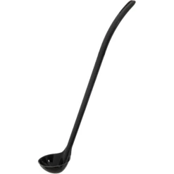 0.75oz Catering Serving Ladle Black Polycarbonate| Adexa LADLEPC85