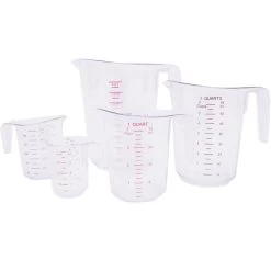 Set Of 5 Pcs Polycarbonate Measuring Jugs Heavy Duty | Adexa MC5