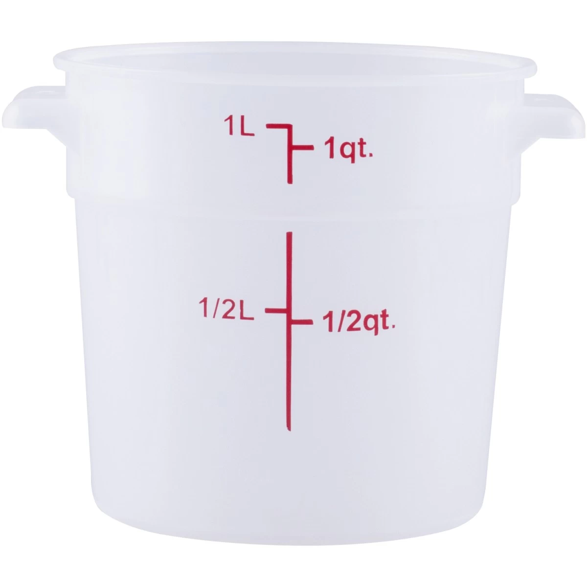 Food Storage Container 1 Litre Translucent Polypropylene | Adexa RSC1