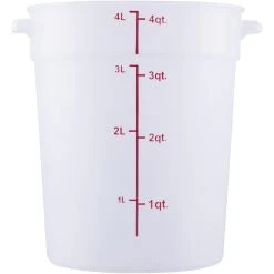 Food Storage Container 4 Litre Translucent Polypropylene | Adexa RSC4