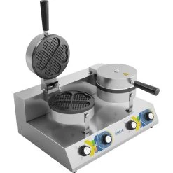 Commercial Waffle Maker Double Round | Adexa WF2207D