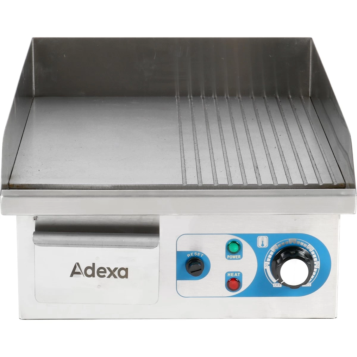 Commercial Griddle Smooth/Ribbed Small 1 Zone 2kW Electric | Adexa WHEG810AFR - Image 2