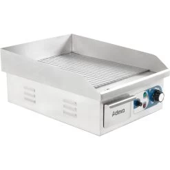 Commercial Griddle Ribbed Small 1 Zone 2kW Electric | Adexa WHEG810AR