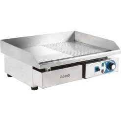 Commercial Griddle Smooth/Ribbed Medium 1 Zone 3kW Electric | Adexa WHEG818AFR