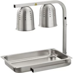Commercial Food Warmer 2 Heating Lamps GN1/1 | Adexa WL550