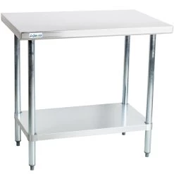 Commercial Work Table Stainless Steel Bottom Shelf 750x600x900mm | Adexa WTG600X750