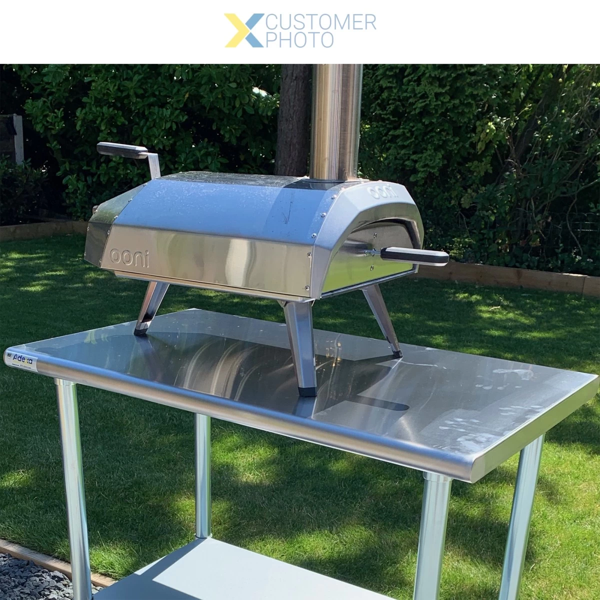 Commercial Work Table Stainless Steel Bottom Shelf 1000x600x900mm | Adexa WTG600X1000 - Image 4